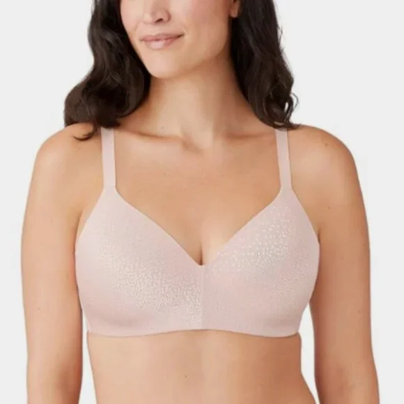 Wacoal Women's Back Appeal Wireless T-Shirt Bra Pink Size 40D 8216 - Picture 1 of 3